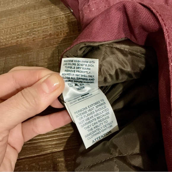 Ridgecut Women's Burgundy Bib Overalls Size Medium - Picture 13 of 14